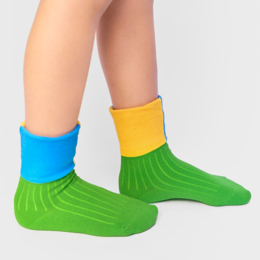 Color Wheel Seamless Socks For Kids (3 Pack) – SOAPEN