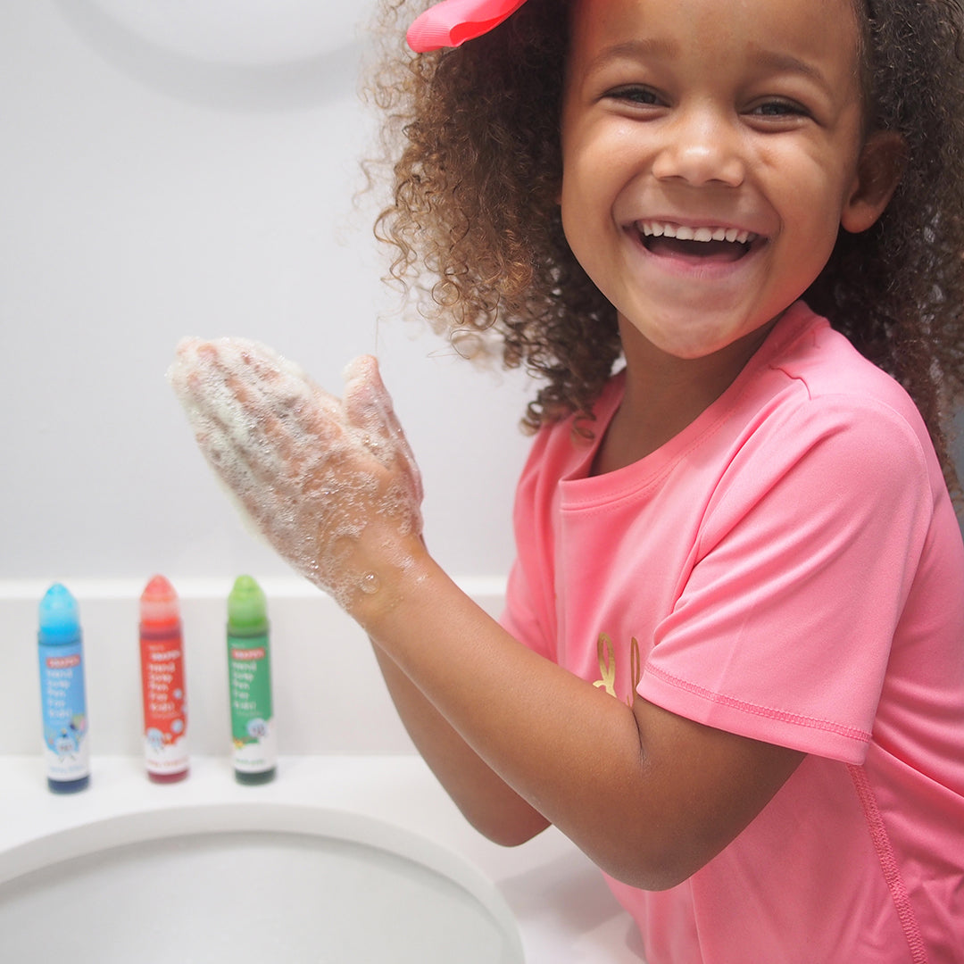 SoaPen Kids' Roll-On Hand Soap | As Seen on Shark Tank | Fun, Colorful Soap Pen | Encourages Proper Handwashing (3-Pack: Fresh Pear / Berry Blast/